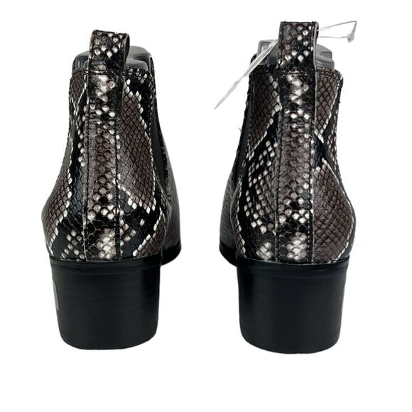 Blondo Emelia Women Shoes Brown Snake Leather Ankle Chelsea Boots 6.5 US/EU 36.5 - Picture 6 of 8